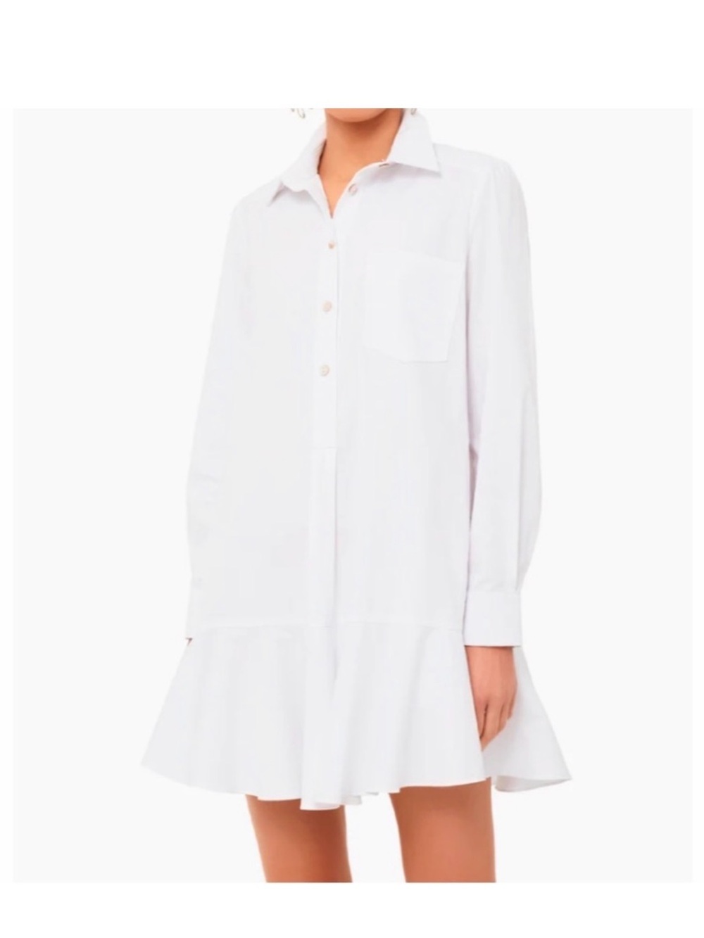 TUCKERNUCK White Callahan Shirt Dress extra large - Picture 2 of 12